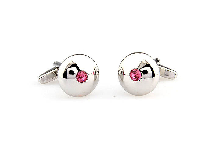  Pink Charm Cufflinks Crystal Cufflinks Wholesale & Customized  CL665799