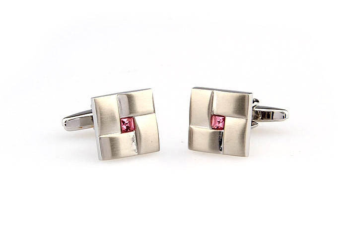  Pink Charm Cufflinks Crystal Cufflinks Wholesale & Customized  CL665826