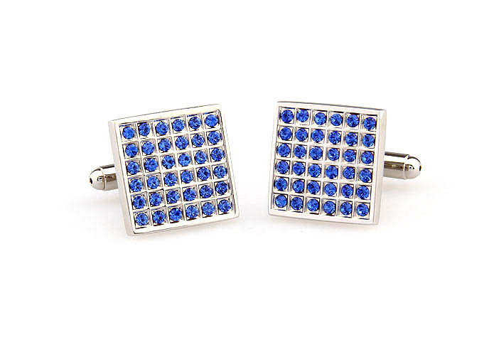  Blue Elegant Cufflinks Crystal Cufflinks Wholesale & Customized  CL665839