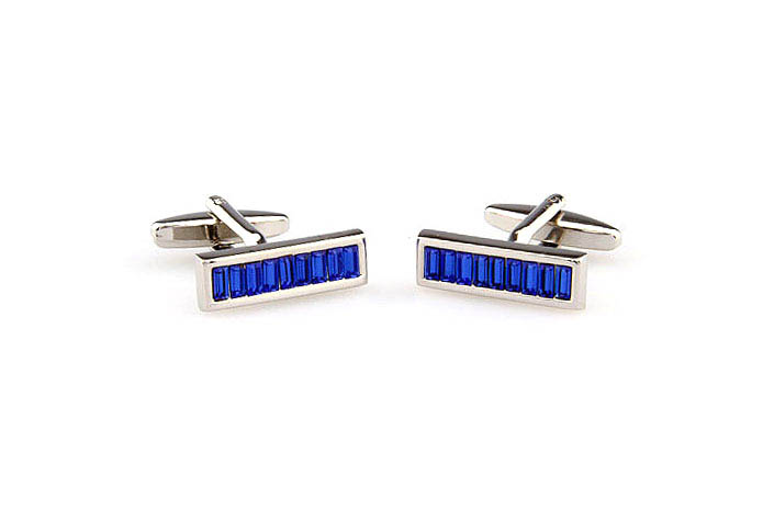  Blue Elegant Cufflinks Crystal Cufflinks Wholesale & Customized  CL665842