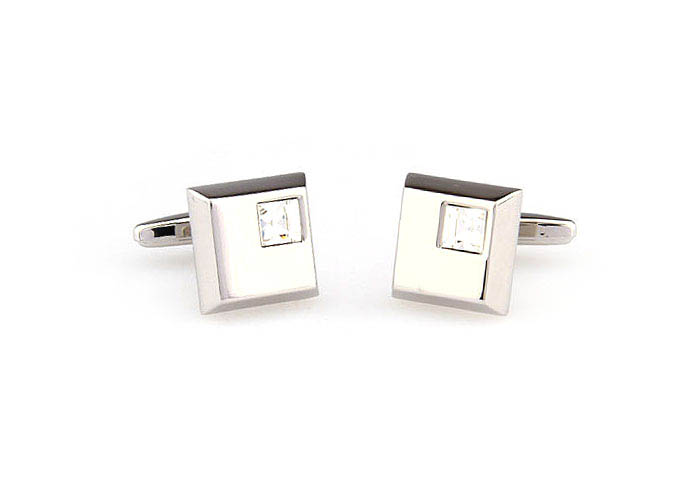  White Purity Cufflinks Crystal Cufflinks Wholesale & Customized  CL665877