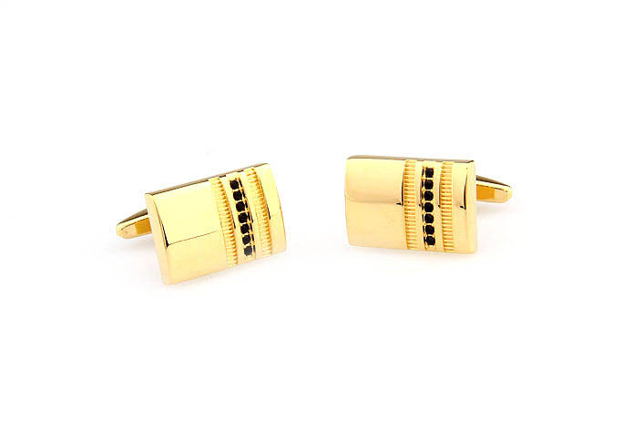  Gold Luxury Cufflinks Crystal Cufflinks Wholesale & Customized  CL665891