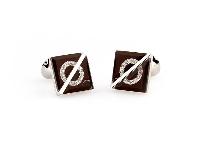  White Purity Cufflinks Crystal Cufflinks Flags Wholesale & Customized  CL666114