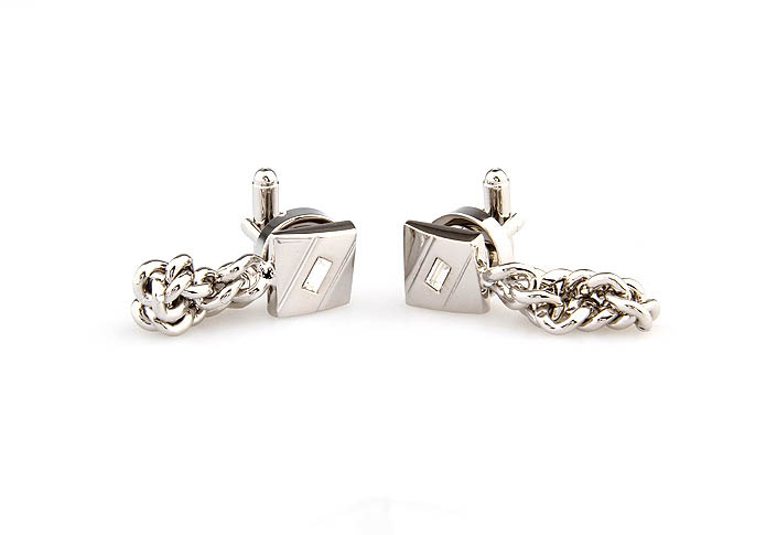 Chain Cufflinks  White Purity Cufflinks Crystal Cufflinks Funny Wholesale & Customized  CL666134