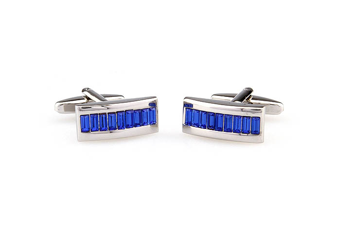  Blue Elegant Cufflinks Crystal Cufflinks Wholesale & Customized  CL666157
