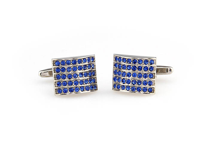  Blue Elegant Cufflinks Crystal Cufflinks Wholesale & Customized  CL666192