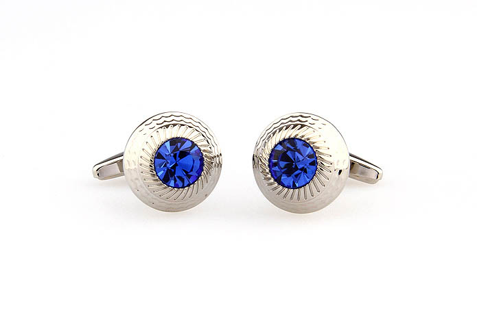  Blue Elegant Cufflinks Crystal Cufflinks Wholesale & Customized  CL666201