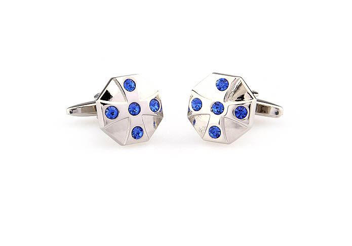  Blue Elegant Cufflinks Crystal Cufflinks Wholesale & Customized  CL666278