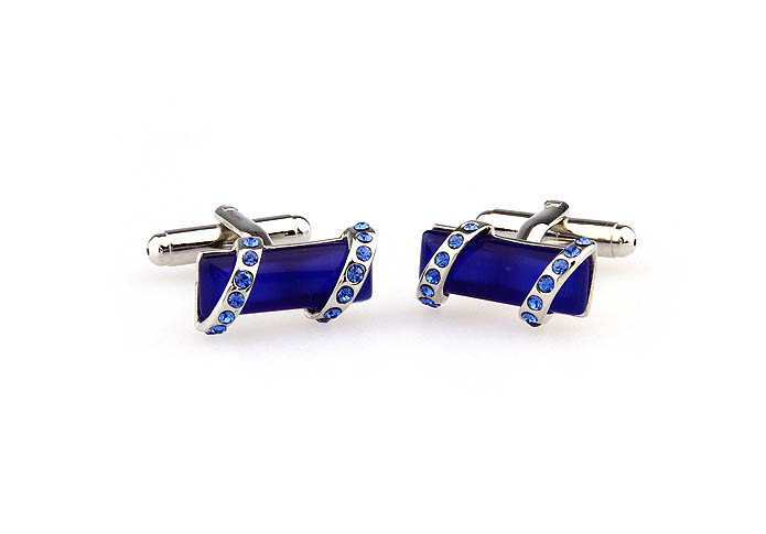  Blue Elegant Cufflinks Crystal Cufflinks Wholesale & Customized  CL666294