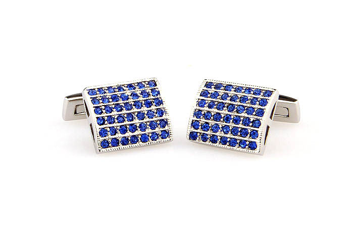  Blue Elegant Cufflinks Crystal Cufflinks Wholesale & Customized  CL666419