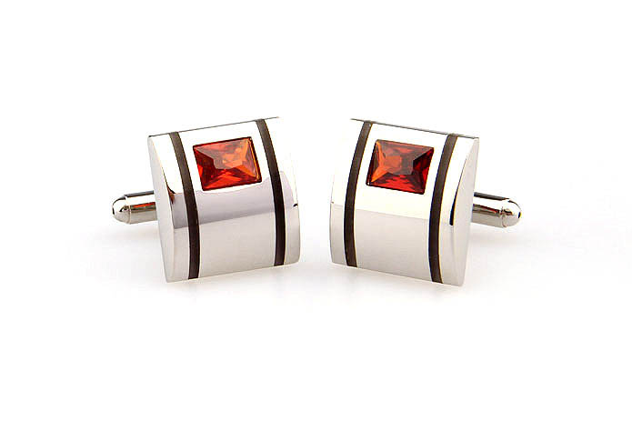  Red Festive Cufflinks Crystal Cufflinks Wholesale & Customized  CL666515