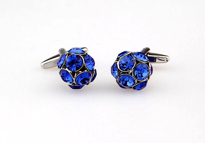  Blue Elegant Cufflinks Crystal Cufflinks Wholesale & Customized  CL666557