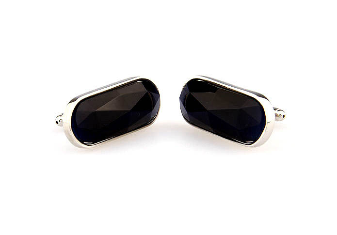  Black Classic Cufflinks Crystal Cufflinks Wholesale & Customized  CL666559