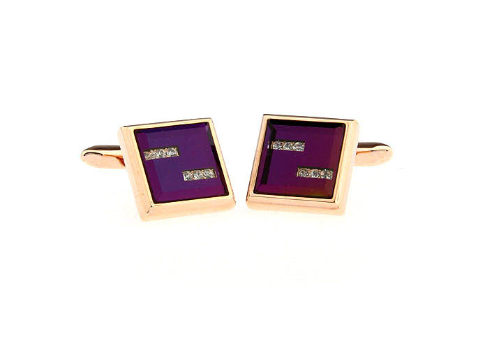  Gold Luxury Cufflinks Crystal Cufflinks Wholesale & Customized  CL666673