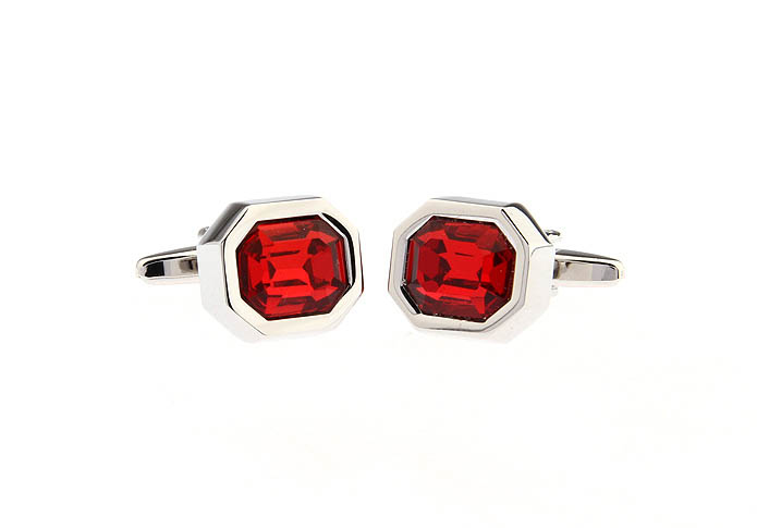  Red Festive Cufflinks Crystal Cufflinks Wholesale & Customized  CL666694