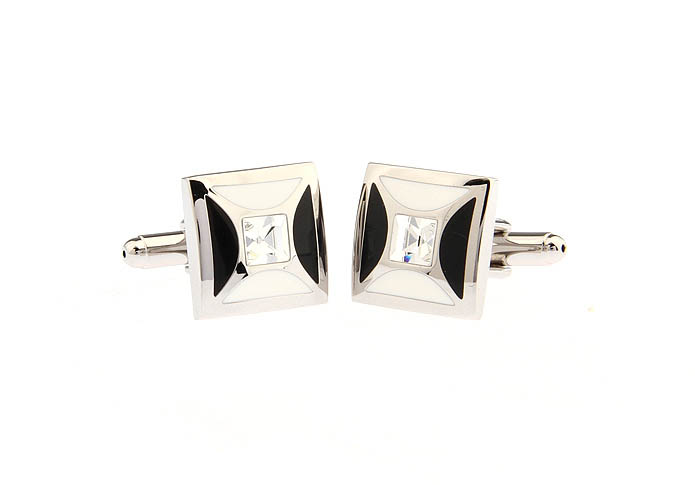  White Purity Cufflinks Crystal Cufflinks Wholesale & Customized  CL666703
