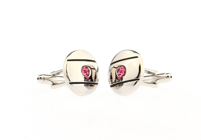  Pink Charm Cufflinks Crystal Cufflinks Wholesale & Customized  CL666723