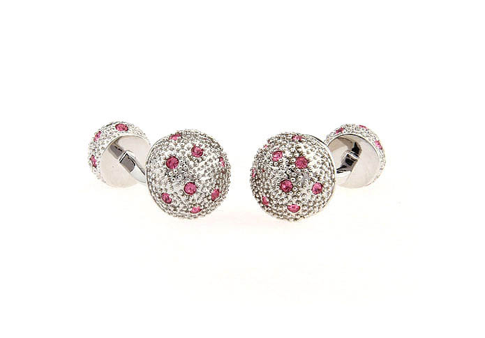  Pink Charm Cufflinks Crystal Cufflinks Wholesale & Customized  CL666734