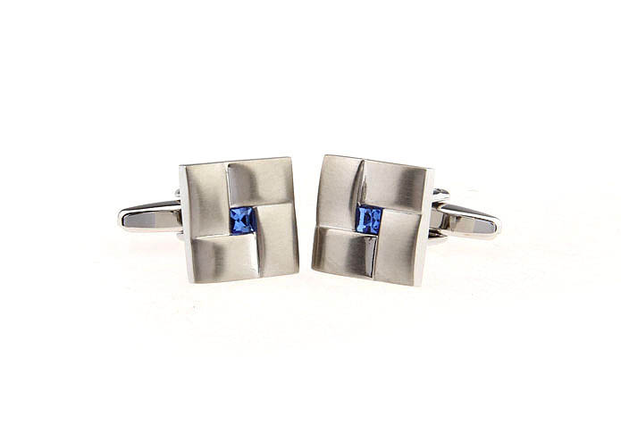  Blue Elegant Cufflinks Crystal Cufflinks Wholesale & Customized  CL666763