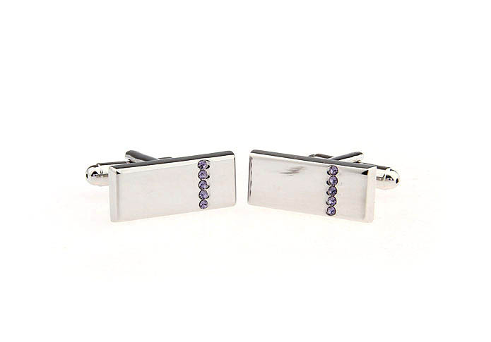  Purple Romantic Cufflinks Crystal Cufflinks Wholesale & Customized  CL666767