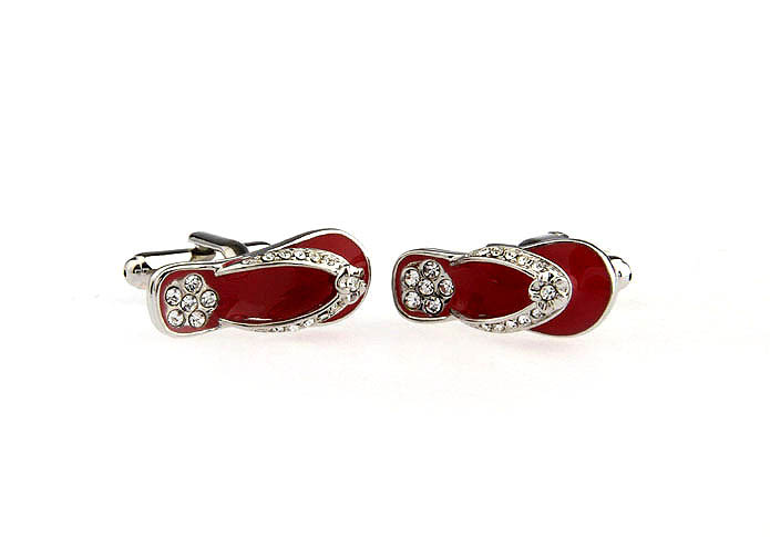 Crystal slippers Cufflinks  White Purity Cufflinks Crystal Cufflinks Hipster Wear Wholesale & Customized  CL671304