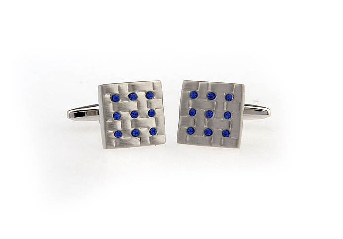 Blue Elegant Cufflinks Crystal Cufflinks Symbol Wholesale & Customized  CL671333