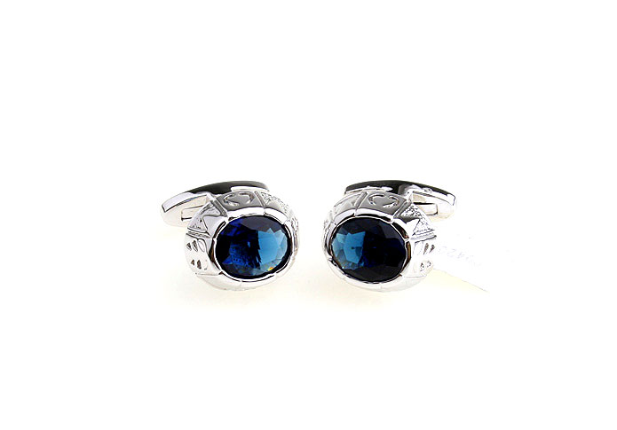  Blue Elegant Cufflinks Crystal Cufflinks Wholesale & Customized  CL680952