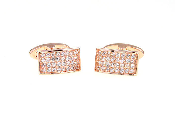  Gold Luxury Cufflinks Crystal Cufflinks Wholesale & Customized  CL681033