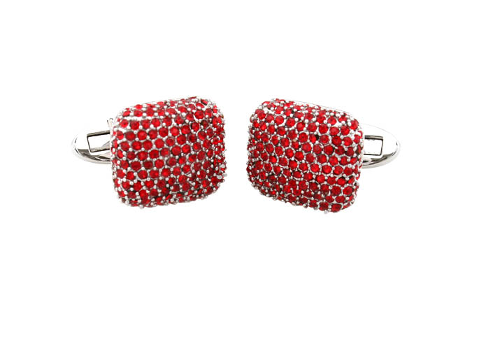  Red Festive Cufflinks Crystal Cufflinks Wholesale & Customized  CL690758