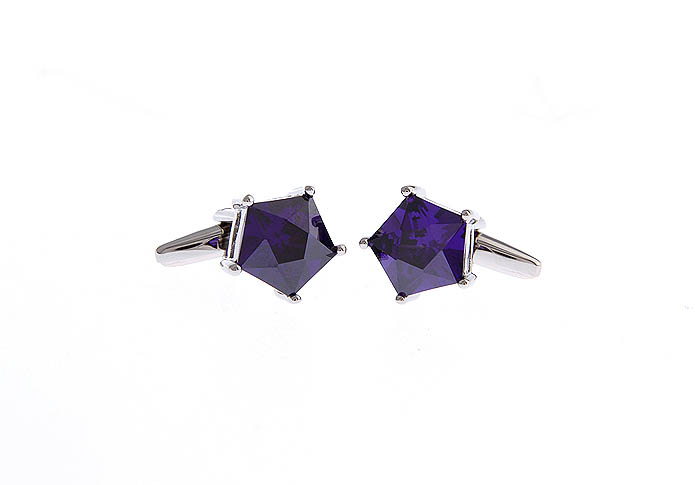  Purple Romantic Cufflinks Crystal Cufflinks Wholesale & Customized  CL790718