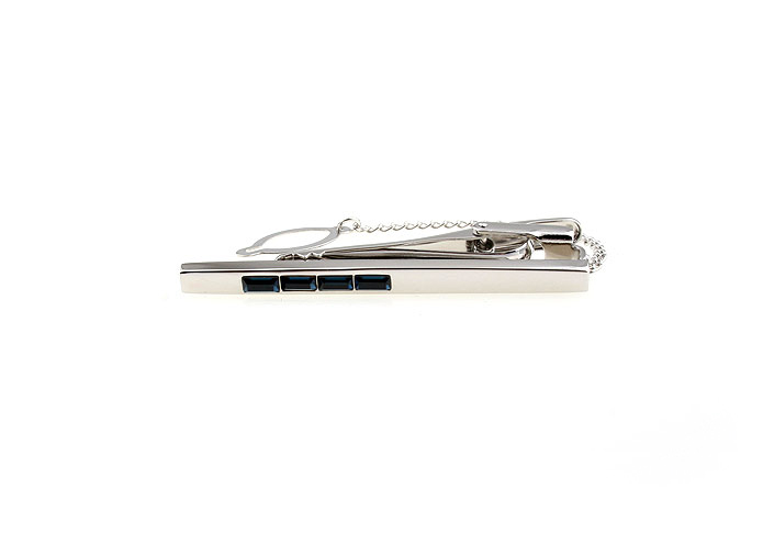  Blue Elegant Tie Clips Crystal Tie Clips Wholesale & Customized  CL850761