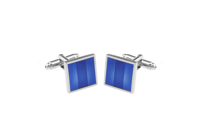 Blue Elegant Cufflinks Enamel Cufflinks Wholesale & Customized  CL610780