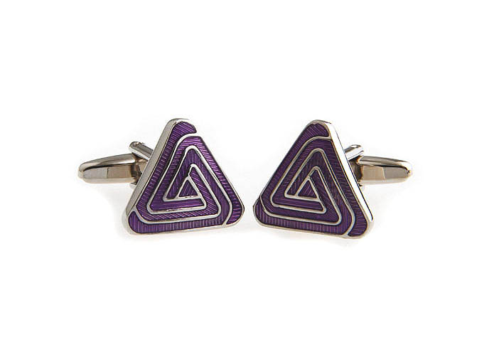  Purple Romantic Cufflinks Enamel Cufflinks Wholesale & Customized  CL640911