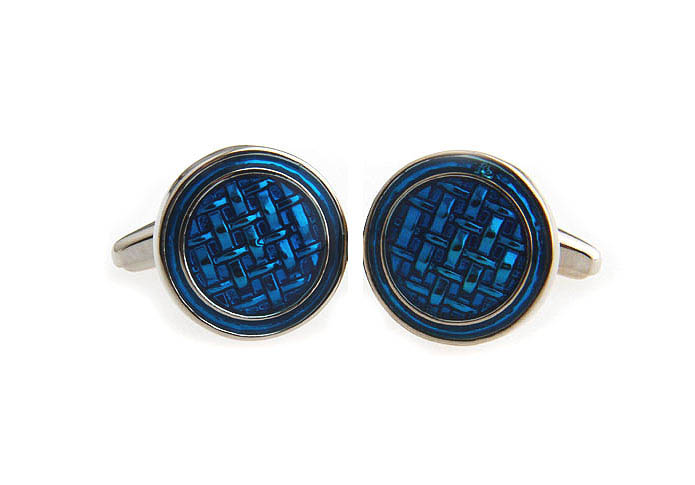  Blue Elegant Cufflinks Enamel Cufflinks Wholesale & Customized  CL640912