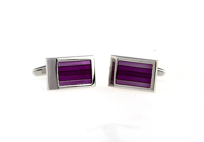  Purple Romantic Cufflinks Enamel Cufflinks Wholesale & Customized  CL651211