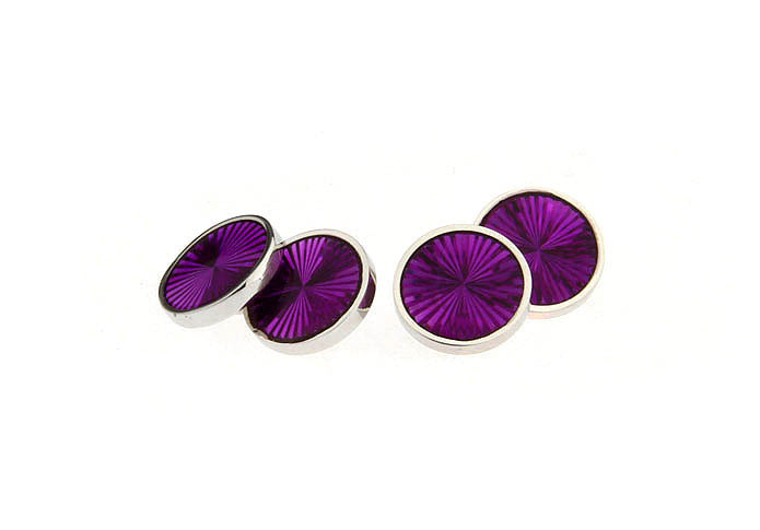 Sided cufflinks Cufflinks  Purple Romantic Cufflinks Enamel Cufflinks Funny Wholesale & Customized  CL651287