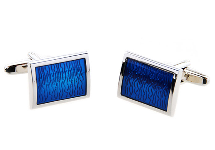  Blue Elegant Cufflinks Enamel Cufflinks Wholesale & Customized  CL654196