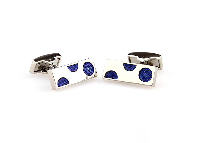  Blue Elegant Cufflinks Enamel Cufflinks Wholesale & Customized  CL662128