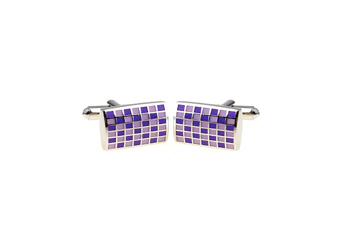  Purple Romantic Cufflinks Enamel Cufflinks Wholesale & Customized  CL670835