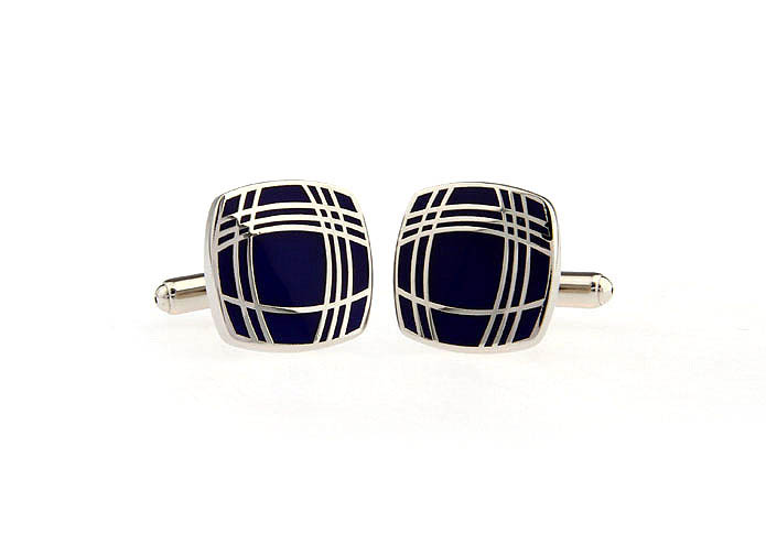  Blue Elegant Cufflinks Enamel Cufflinks Wholesale & Customized  CL670873