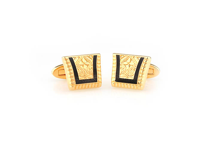  Gold Luxury Cufflinks Enamel Cufflinks Wholesale & Customized  CL680867