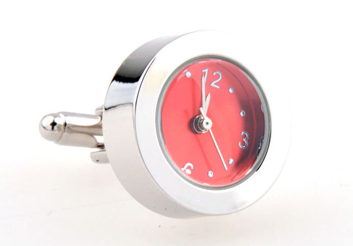 The utility of watch movement Cufflinks  Red Festive Cufflinks Printed Cufflinks Tools Wholesale & Customized  CL654633