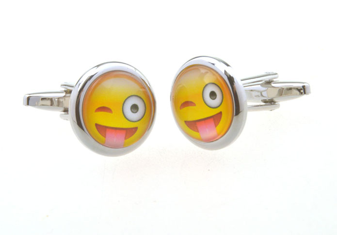 Blink Cufflinks  Yellow Lively Cufflinks Printed Cufflinks Funny Wholesale & Customized  CL656379