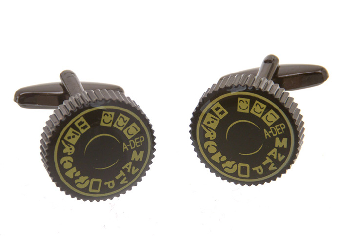  Yellow Lively Cufflinks Printed Cufflinks Tools Wholesale & Customized  CL657346