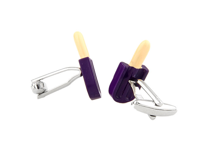 Ice cream Cufflinks Purple Romantic Cufflinks Printed Cufflinks Tools Wholesale & Customized CL671842