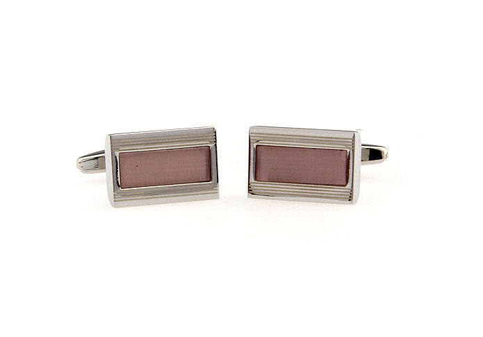  Pink Charm Cufflinks Gem Cufflinks Wholesale & Customized  CL650739