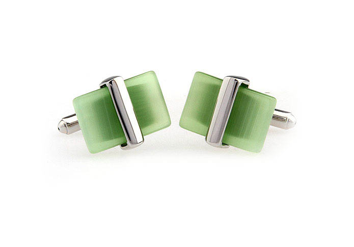  Green Intimate Cufflinks Gem Cufflinks Wholesale & Customized  CL650840