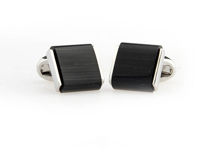  Black Classic Cufflinks Gem Cufflinks Wholesale & Customized  CL650903