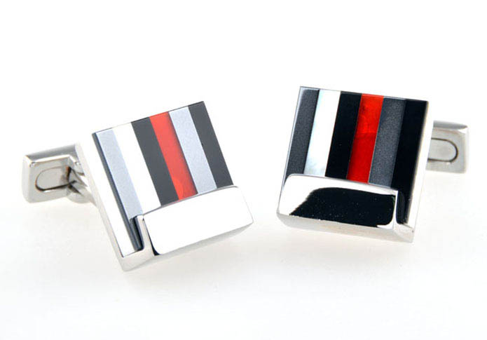Piano keys Cufflinks  Multi Color Fashion Cufflinks Gem Cufflinks Music Wholesale & Customized  CL653941