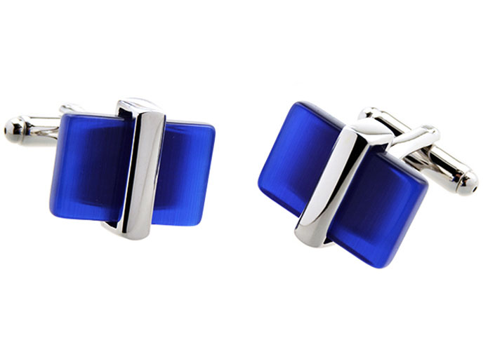  Blue Elegant Cufflinks Gem Cufflinks Wholesale & Customized  CL654216